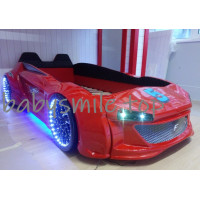  Дитяче ліжко машина Jaguar червоне